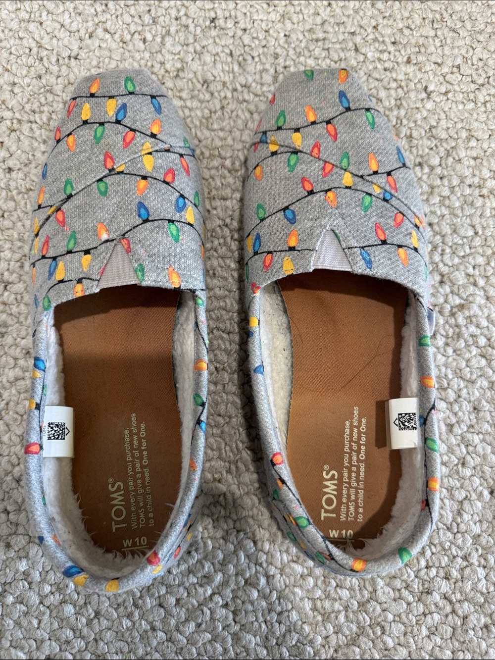 TOMS Christmas light holiday Print